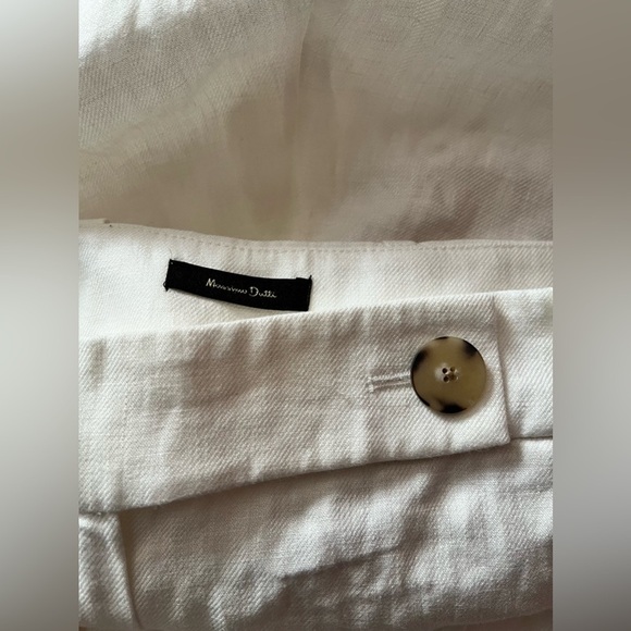 New MASSIMO DUTTI linen trouser Sz 8 US
High rise pant 5072 $129 wide leg - Picture 4 of 8